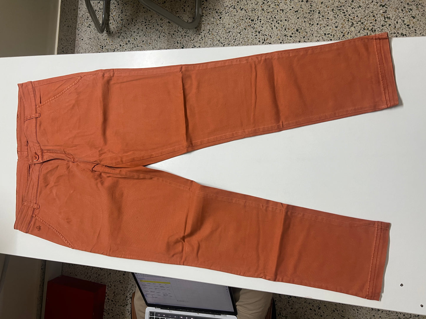 Terracotta Slim-Fit Chinos