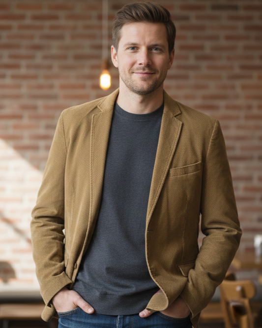 Brown corduroy jacket