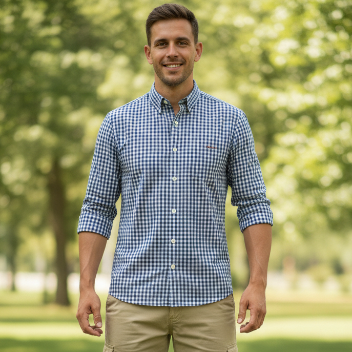 Signature Poplin Performance Shirt For Men