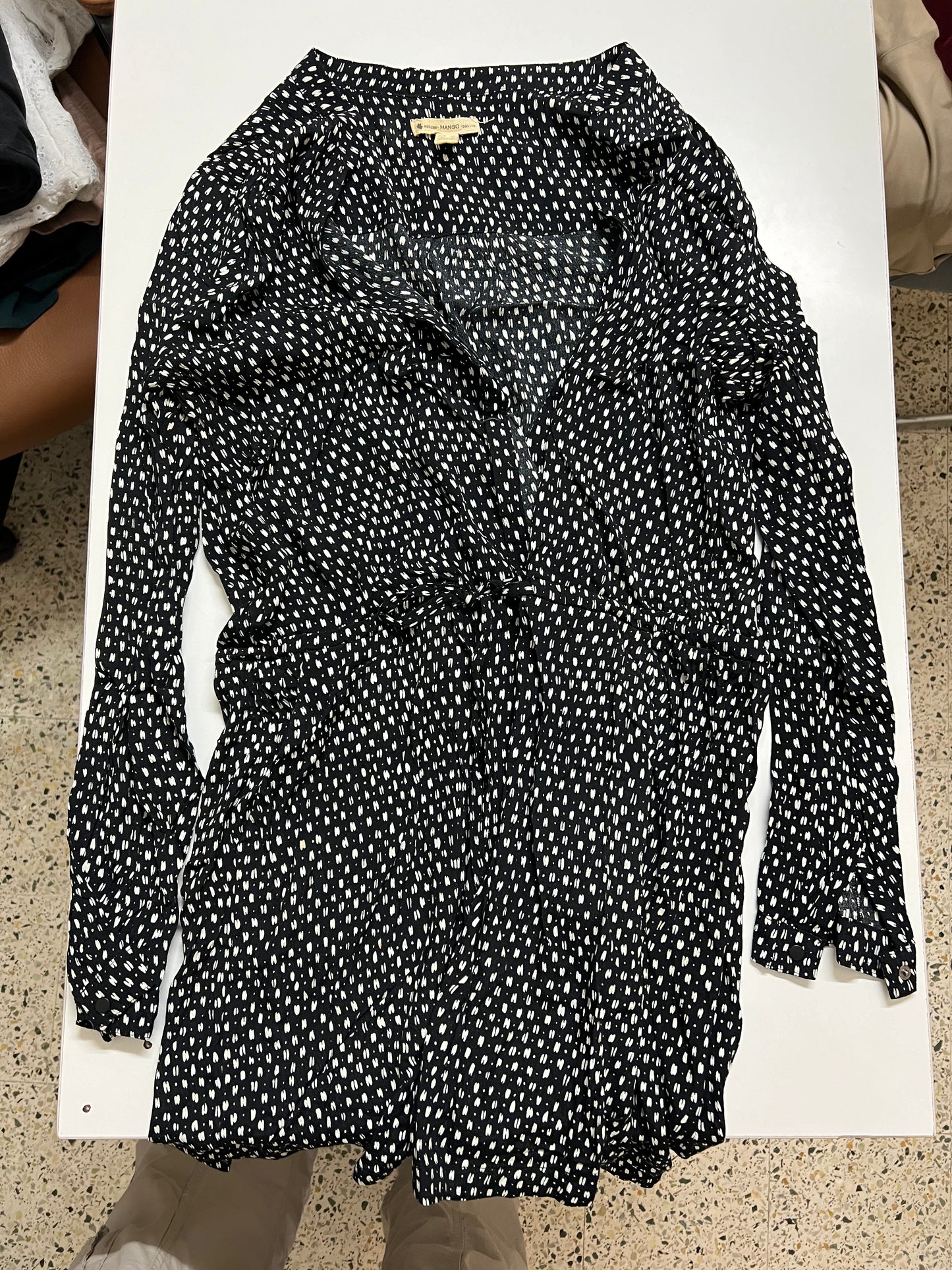 Mini Dress Black and White