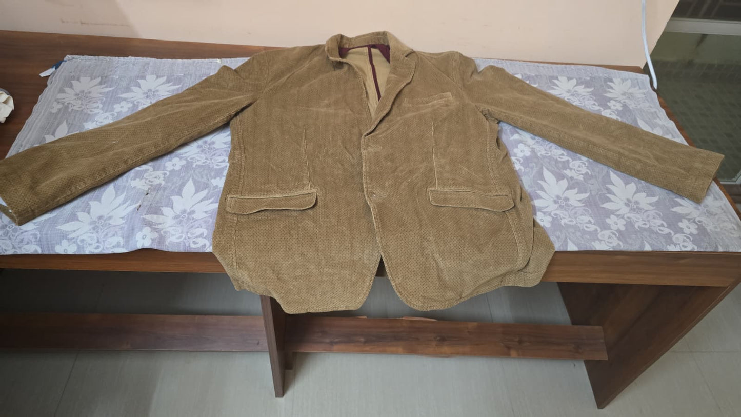 Brown corduroy jacket