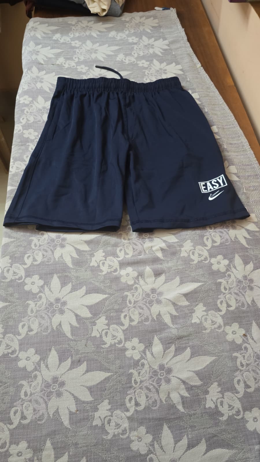 Men's Navy Blue Athletic Shorts
