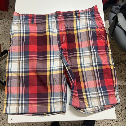 Madras Plaid Weekend Shorts For Men