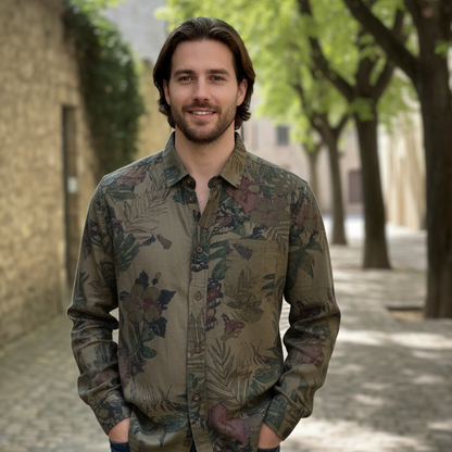 The Muted Safari Botanical Shirt