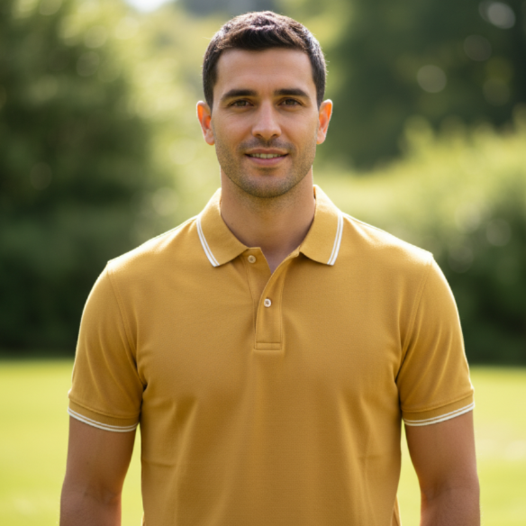 M&S Yellow Polo Shirt