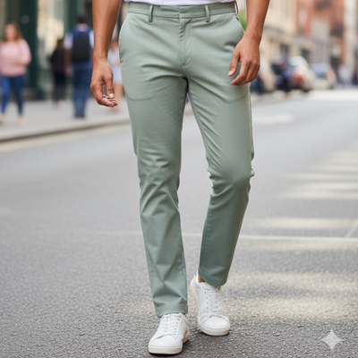 Men's Classic Khaki Trousers