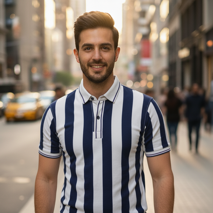 The Block Stripe Casual Button-Down
