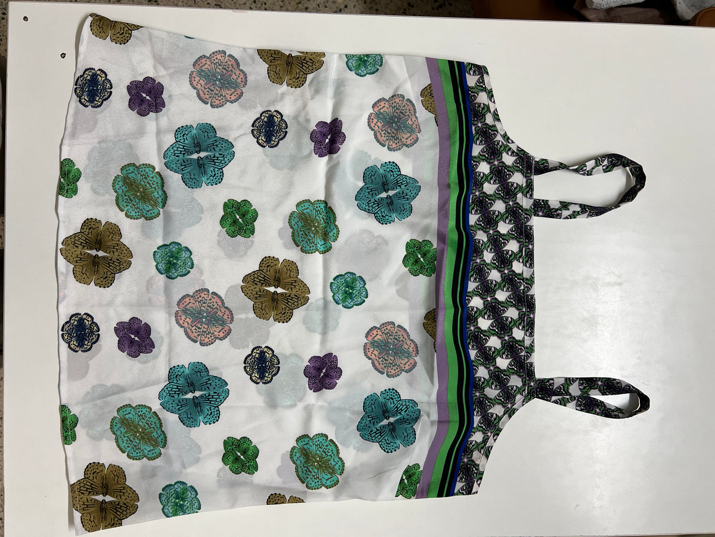 Floral Medallion Print Camisole Top