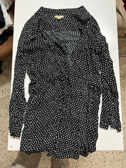 Mini Dress Black and White