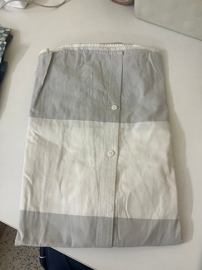 The Modern Grey & White Color Block Shirt