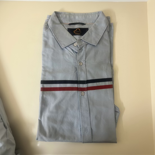 The Multi-Stripe Classic Grey Shirt